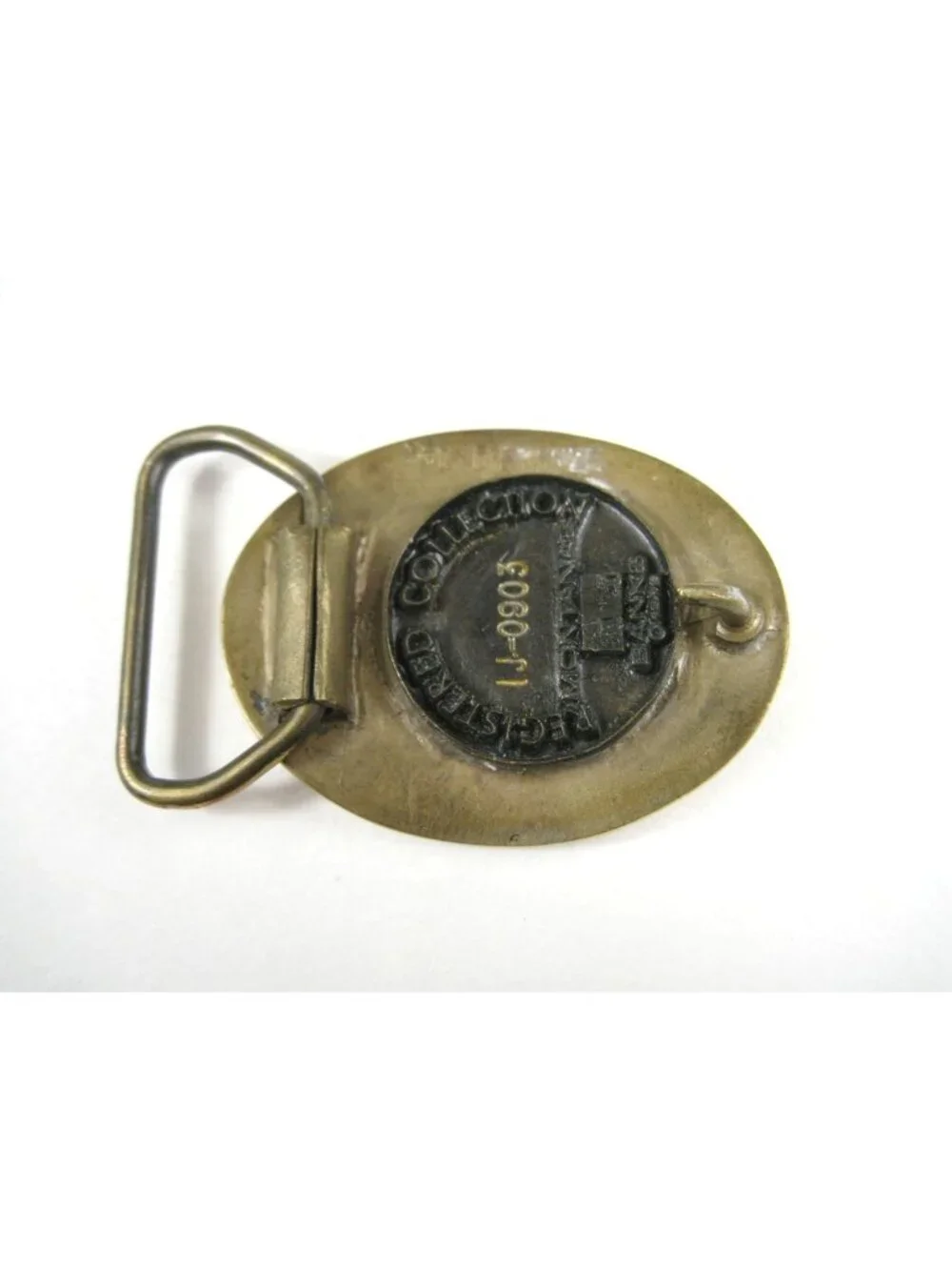Montana 1889 State Seal Solid Bronze Belt Buckle Registered Collection
